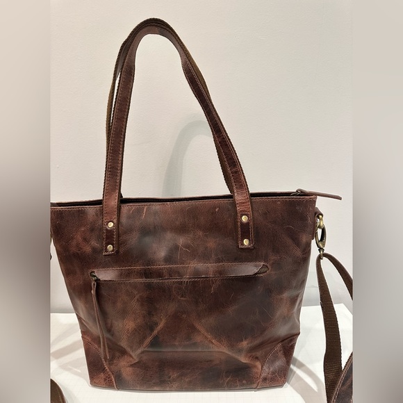 S-zone Vintage Genuine Leather shoulder Bag - Picture 4 of 7